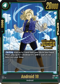 Android 18 (FB01-081) [Fusion World] - Judge Promos [Fusion World]