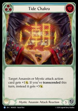 Tide Chakra (Blue) (Regular) - Part the Mistveil - Nuu Blitz Deck