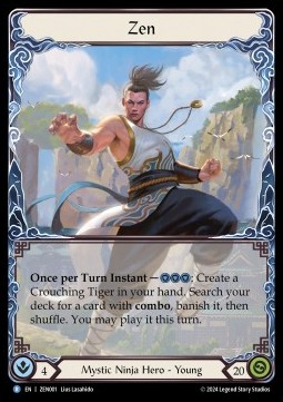 Zen (Rainbow Foil) - Part the Mistveil - Zen Blitz Deck