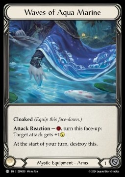 Waves of Aqua Marine (Regular) - Part the Mistveil - Zen Blitz Deck