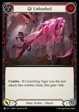 Qi Unleashed (Red) (Regular) - Part the Mistveil - Zen Blitz Deck