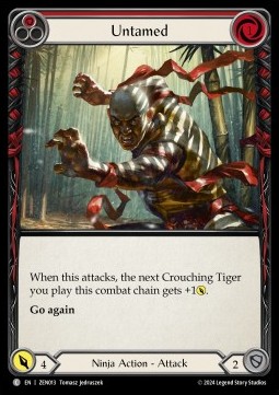 Untamed (Red) (Regular) - Part the Mistveil - Zen Blitz Deck