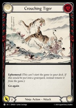 Crouching Tiger (Regular) - Part the Mistveil - Zen Blitz Deck