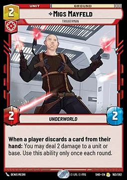 Migs Mayfeld, Triggerman - Shadows of the Galaxy