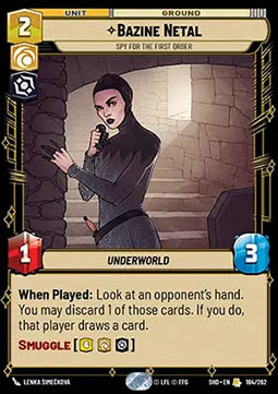 Bazine Netal, Spy for the First Order - Shadows of the Galaxy