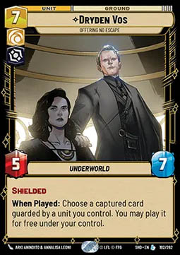 Dryden Vos, Offering No Escape - Shadows of the Galaxy
