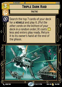 Triple Dark Raid - Shadows of the Galaxy