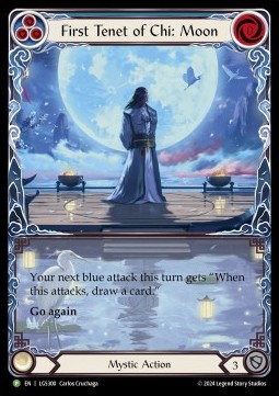 First Tenet of Chi: Moon (Extended Art Rainbow Foil) - LGS Promos