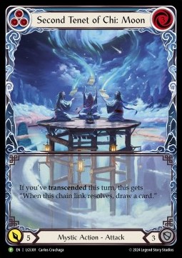 Second Tenet of Chi: Moon (Extended Art Rainbow Foil) - LGS Promos