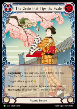 The Grain that Tips the Scale // Inner Chi (Rainbow Foil) - LGS Promos