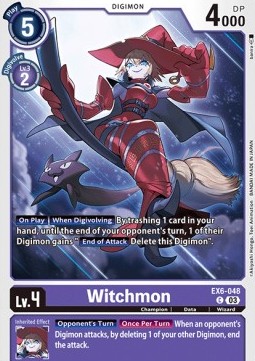 Witchmon (EX6-048) - Infernal Ascension
