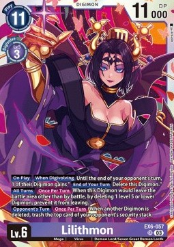Lilithmon (EX6-057) (V.1) - Infernal Ascension
