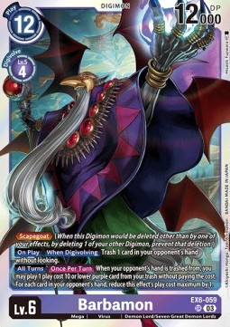 Barbamon (EX6-059) (V.1) - Infernal Ascension