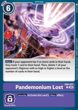 Pandemonium Lost (EX6-071) - Infernal Ascension