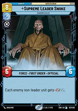 Supreme Leader Snoke, Shadow Ruler - Shadows of the Galaxy