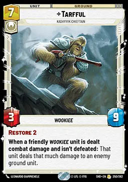 Tarfful, Kashyyyk Chieftain - Shadows of the Galaxy