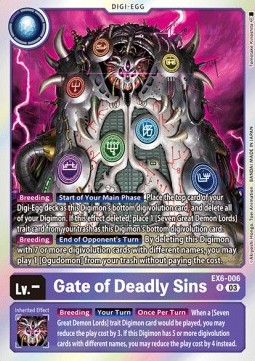 Gate of Deadly Sins (EX6-006) - Infernal Ascension