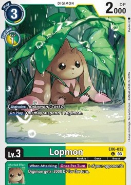 Lopmon (EX6-032) - Infernal Ascension