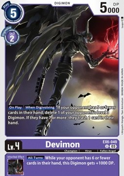 Devimon (EX6-049) - Infernal Ascension