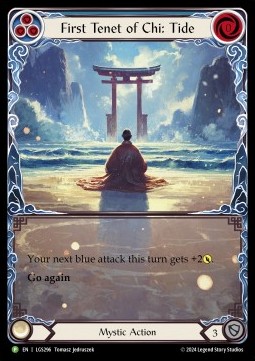 First Tenet of Chi: Tide (Extended Art Rainbow Foil) - LGS Promos