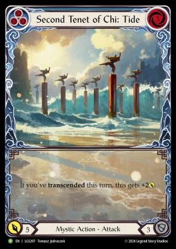 Second Tenet of Chi: Tide (Extended Art Rainbow Foil) - LGS Promos