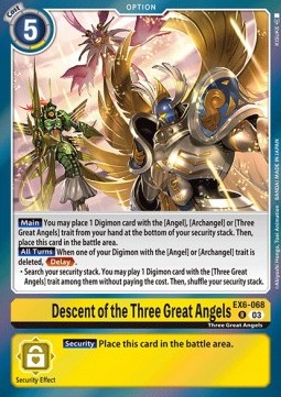 Descent of the Three Great Angels (EX6-068) - Infernal Ascension