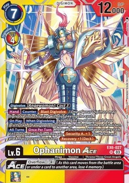 Ophanimon Ace (EX6-027) (V.1) - Infernal Ascension