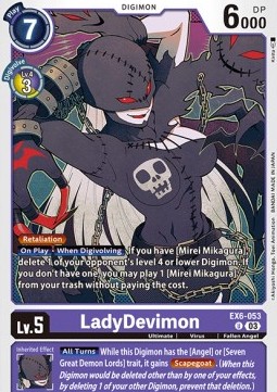 LadyDevimon (EX6-053) - Infernal Ascension