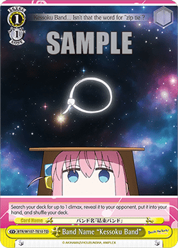 Band Name "Kessoku Band" (V.1 - Trial Deck) - Bocchi the Rock!
