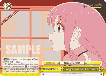 Longed-For Band Activities (V.1 - Trial Deck) - Bocchi the Rock!
