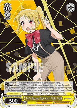 Let's Become Rock Stars! Nijika Ijichi (V.1 - Double Rare) - Bocchi the Rock!