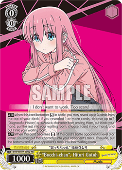 "Bocchi-chan", Hitori Gotoh (V.1 - Double Rare) - Bocchi the Rock!