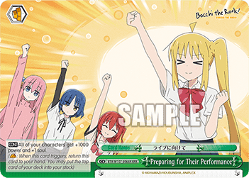 Preparing for Their Performance (V.2 - Triple Rare) - Bocchi the Rock!