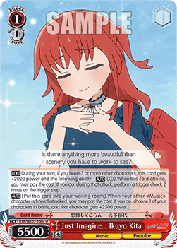 Just Imagine… Ikuyo Kita (V.1 - Uncommon) - Bocchi the Rock!