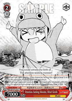 Attention-Seeking Monster, Hitori Gotoh (V.1 - Uncommon) - Bocchi the Rock!