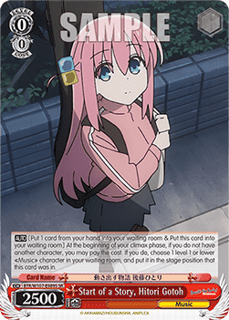 Start of a Story, Hitori Gotoh (V.2 - Super Rare) - Bocchi the Rock!