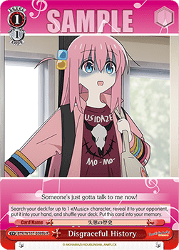 Disgraceful History (V.2 - Rare) - Bocchi the Rock!