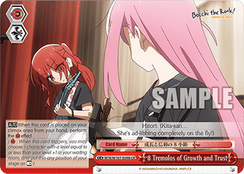 8 Tremolos of Growth and Trust (V.1 - Climax Rare) - Bocchi the Rock!