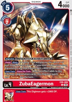 ZubaEagermon (EX6-008) - Infernal Ascension