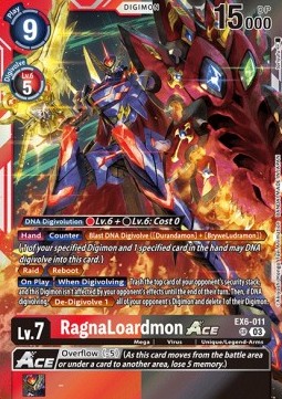 RagnaLoardmon Ace (EX6-011) (V.1) - Infernal Ascension