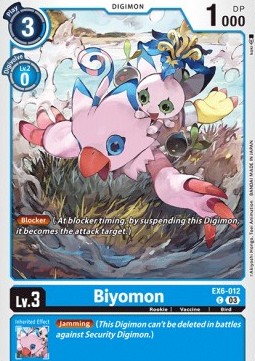 Biyomon (EX6-012) - Infernal Ascension