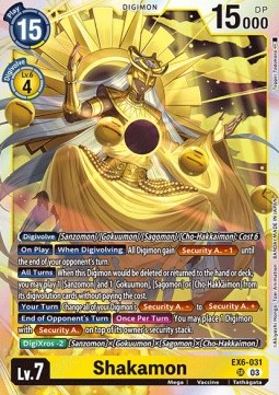 Shakamon (EX6-031) (V.1) - Infernal Ascension