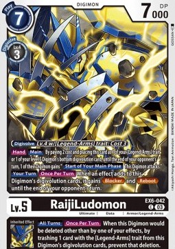RaijiLudomon (EX6-042) - Infernal Ascension