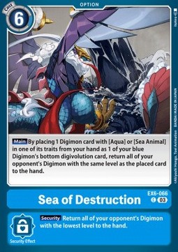 Sea of Destruction (EX6-066) - Infernal Ascension