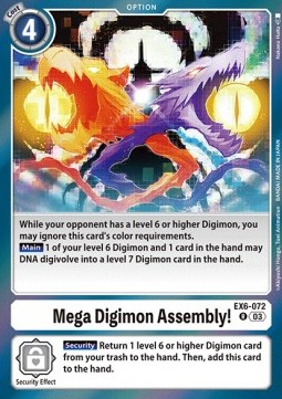 Mega Digimon Assembly! (EX6-072) - Infernal Ascension