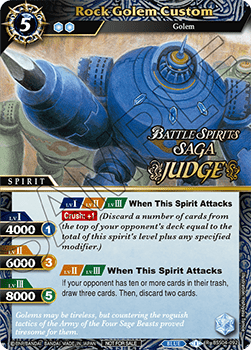 Rock Golem Custom - Judge Promos