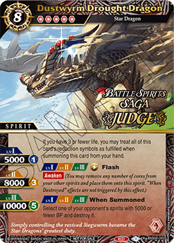 Dustwyrm Drought Dragon - Judge Promos