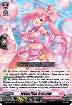 Loving Pink, Francette [D-Format] (V.1 - Triple Rare) - Illusionless Strife
