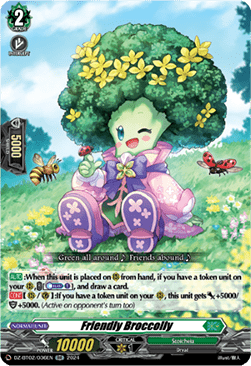 Friendly Broccolly [D-Format] (V.1 - Double Rare) - Illusionless Strife