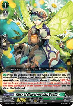 Fairy of Flower-nectar, Coutir [D-Format] (V.1 - Double Rare) - Illusionless Strife